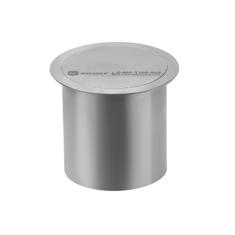Couvercle de nettoyage rond en acier inoxydable avec plaque de protection